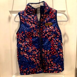 Buffalo Sherpa Floral Girls Vest 10/12